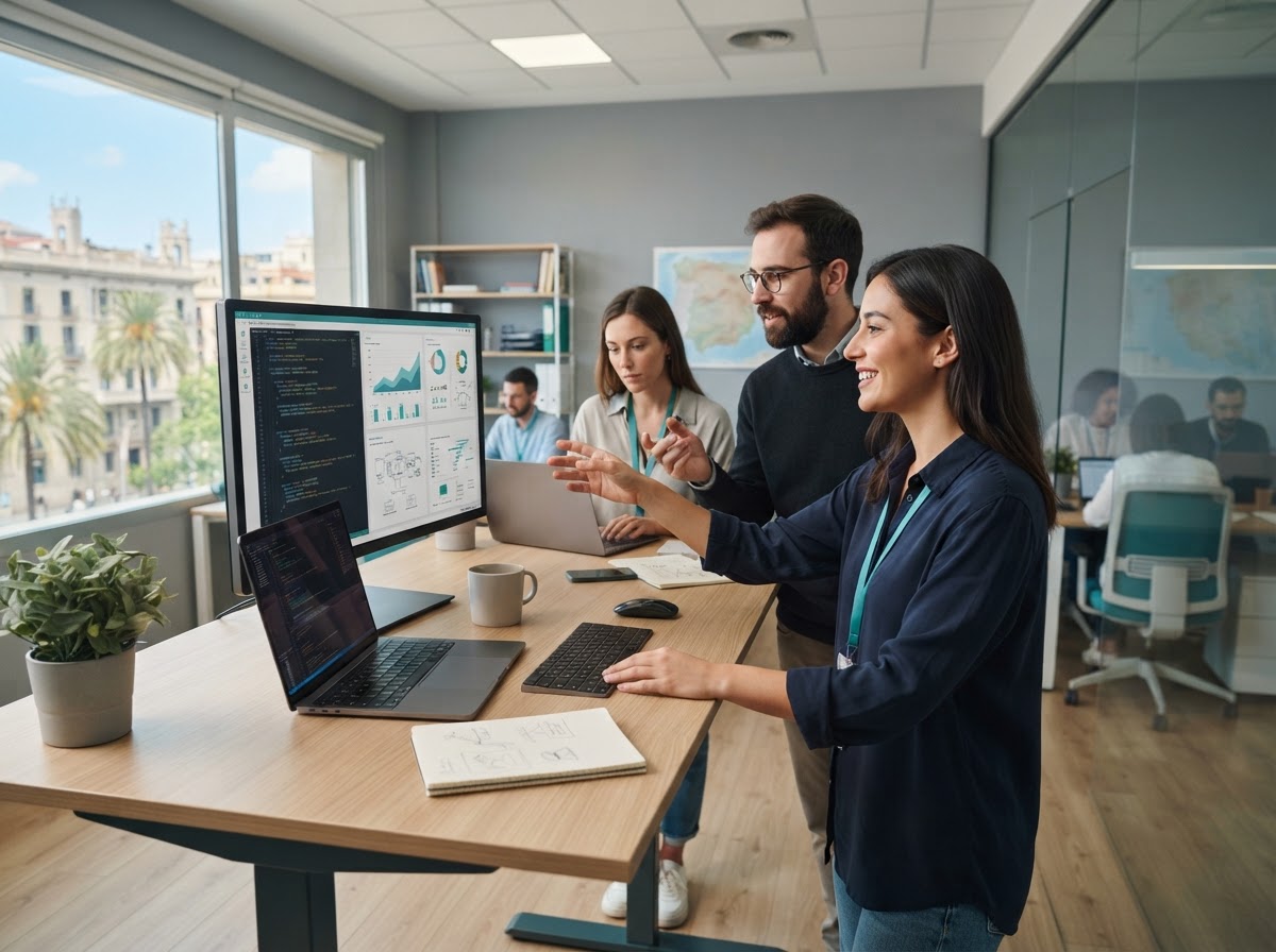 BitGrok-ES equipo técnico trabajando sobre modelos de análisis de datos